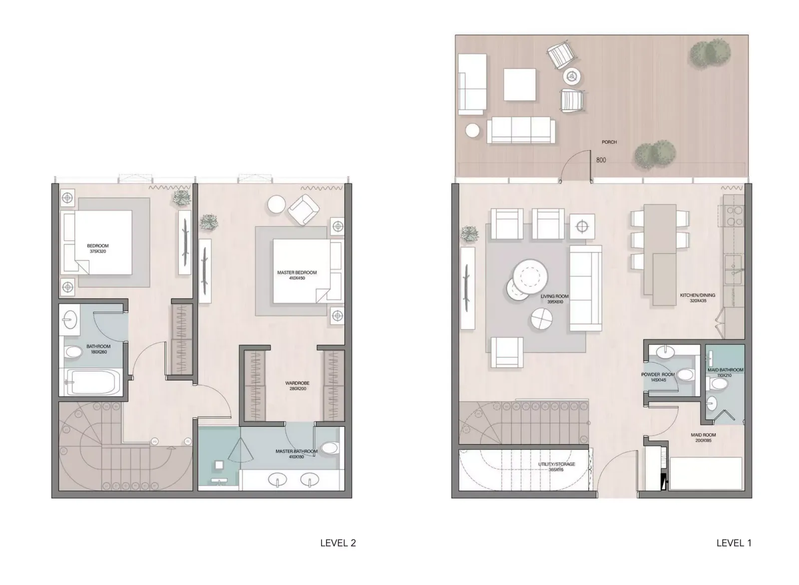 Floor plan for Type B