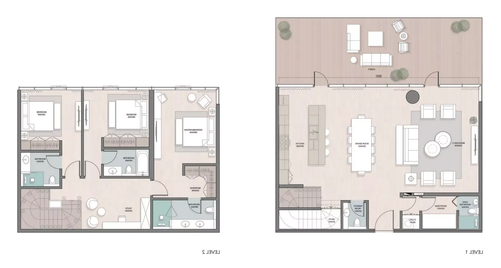 Floor plan for Type B