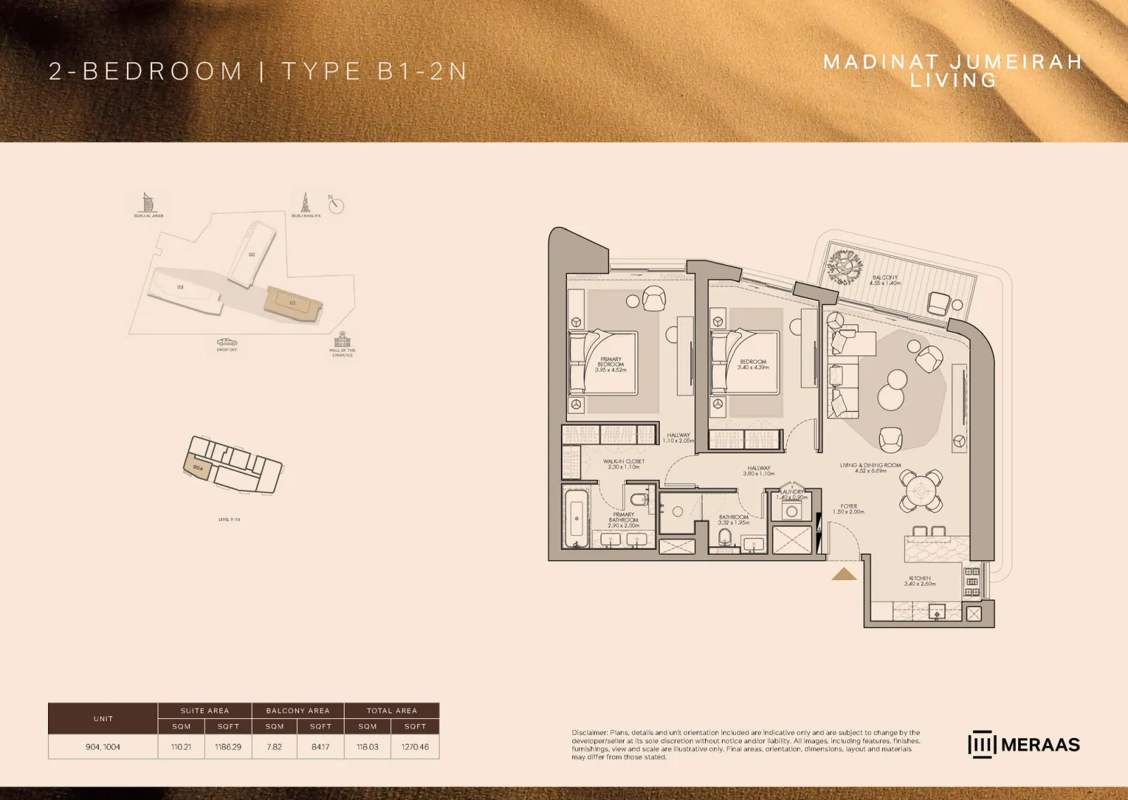 Floor plan for Type B1-2N