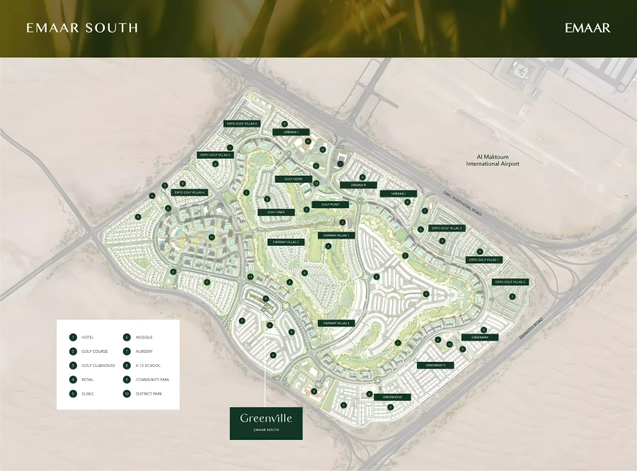 Greenville by Emaar master plan