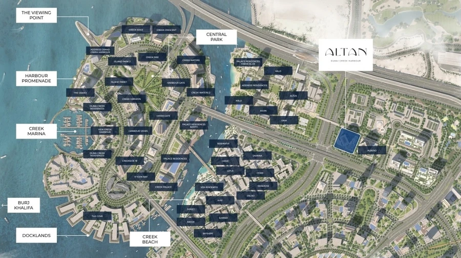 Altan by Emaar master plan