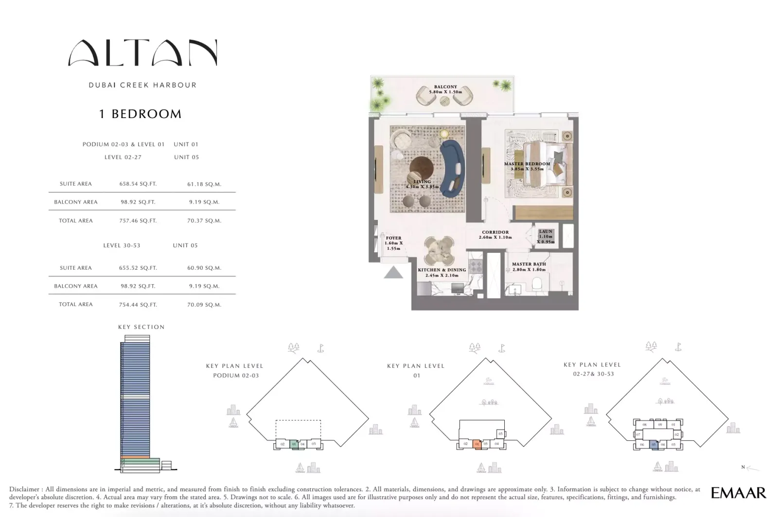 Floor plan for Type 1