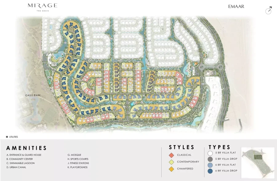 Mirage at The Oasis master plan