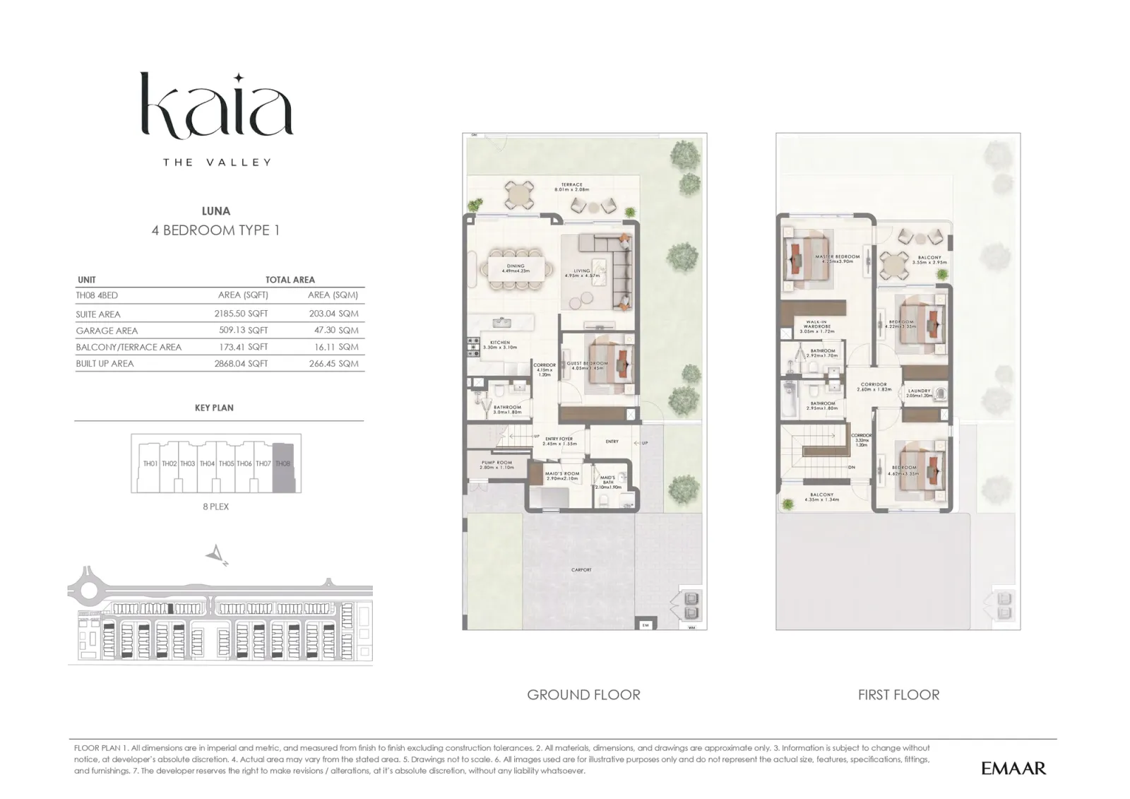 Floor plan for LUNA 1A