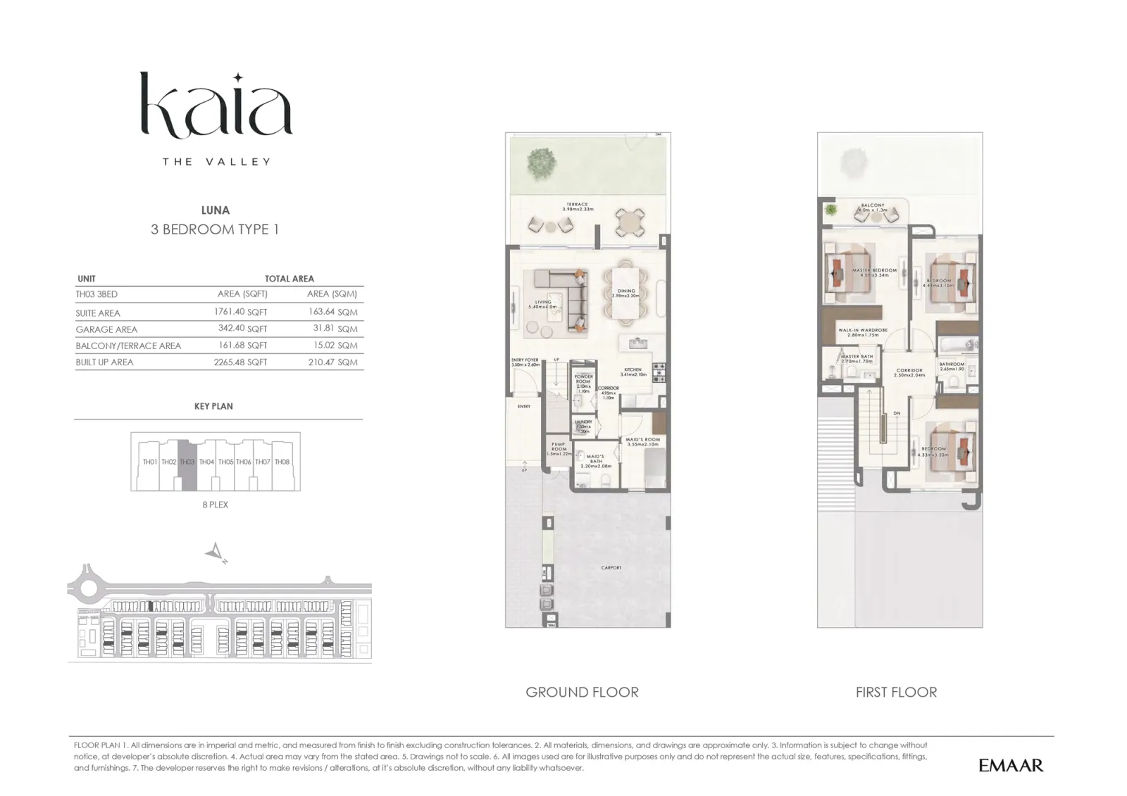 Floor plan for LUNA 1E