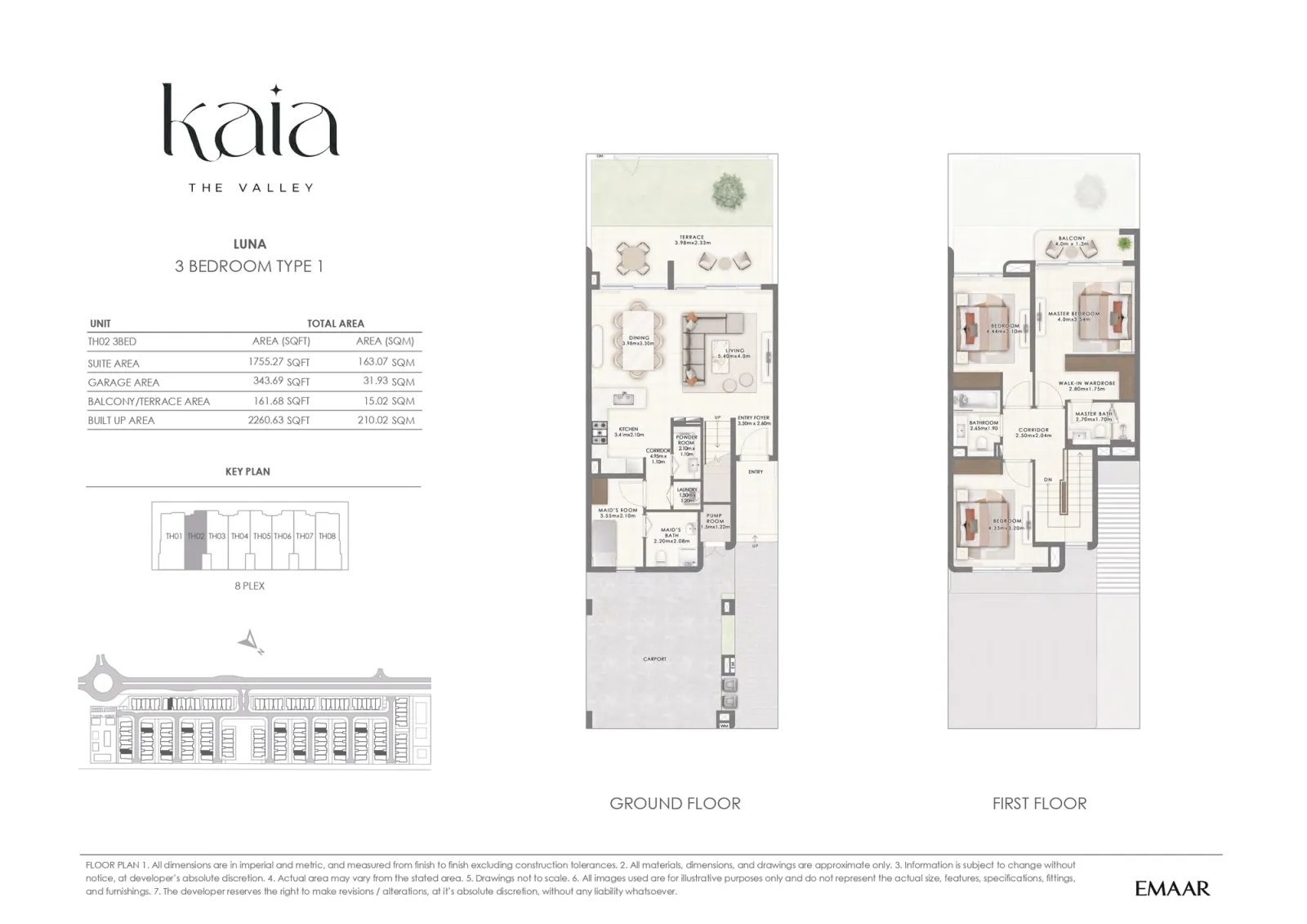 Floor plan for LUNA 1F