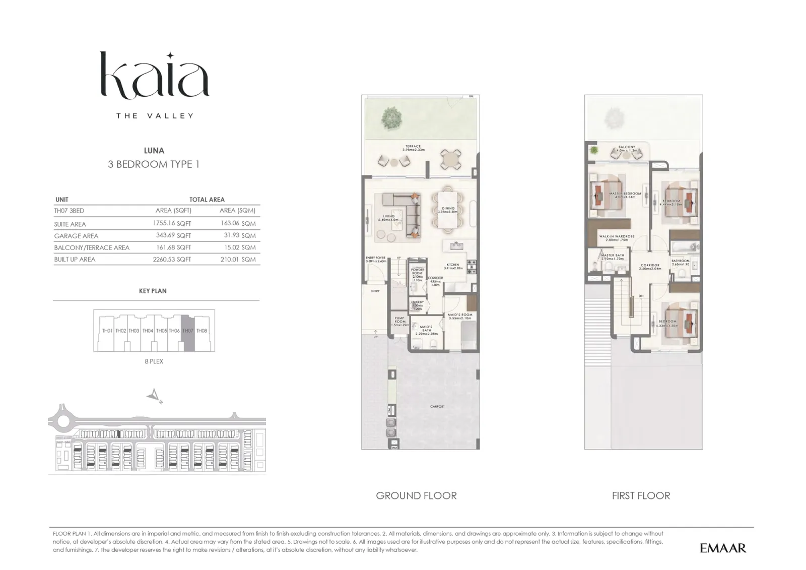 Floor plan for LUNA 1A