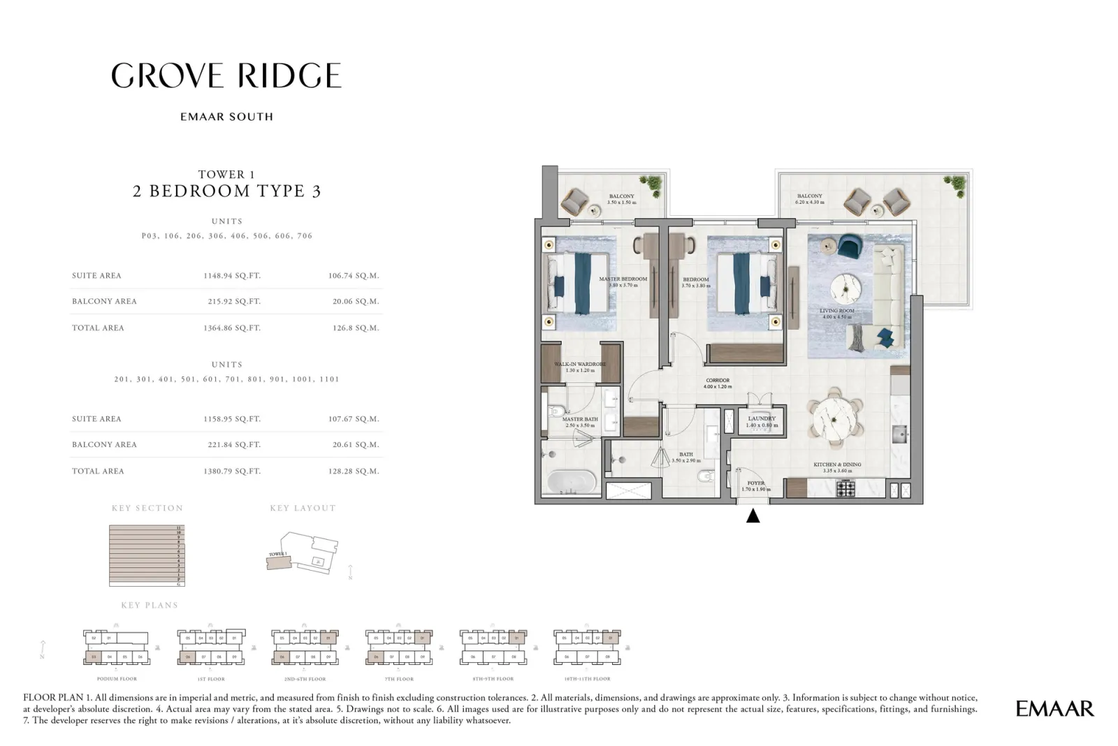 Floor plan for Type 3