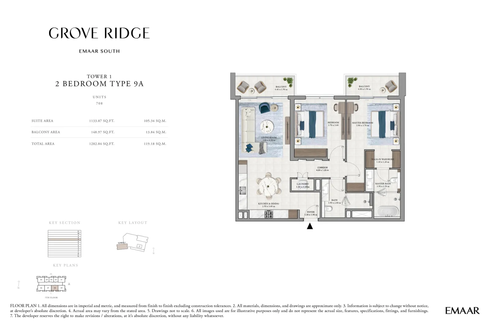 Floor plan for Type 9A
