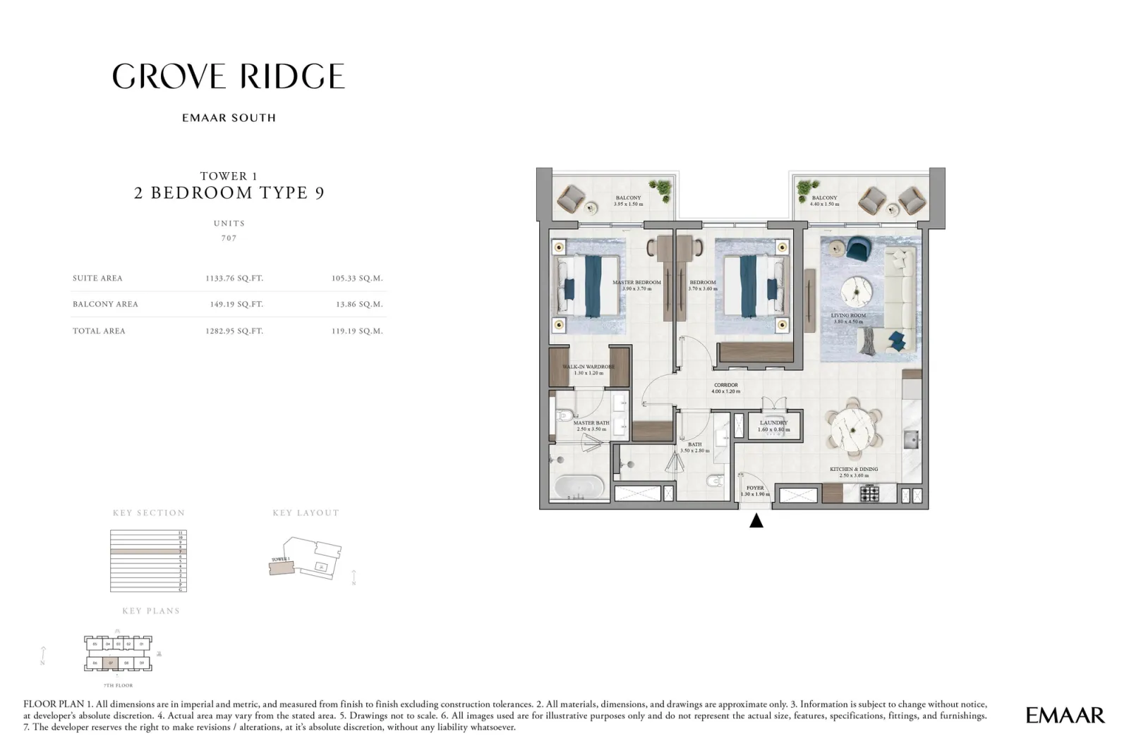 Floor plan for Type 9