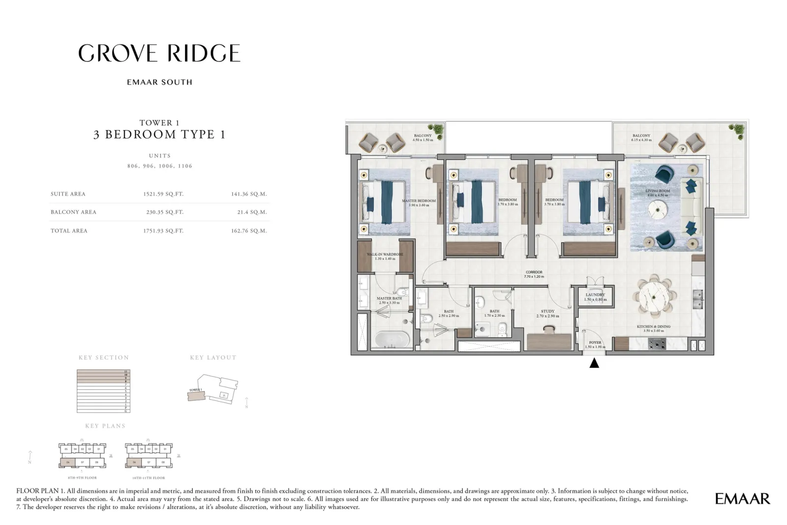 Floor plan for Type 1