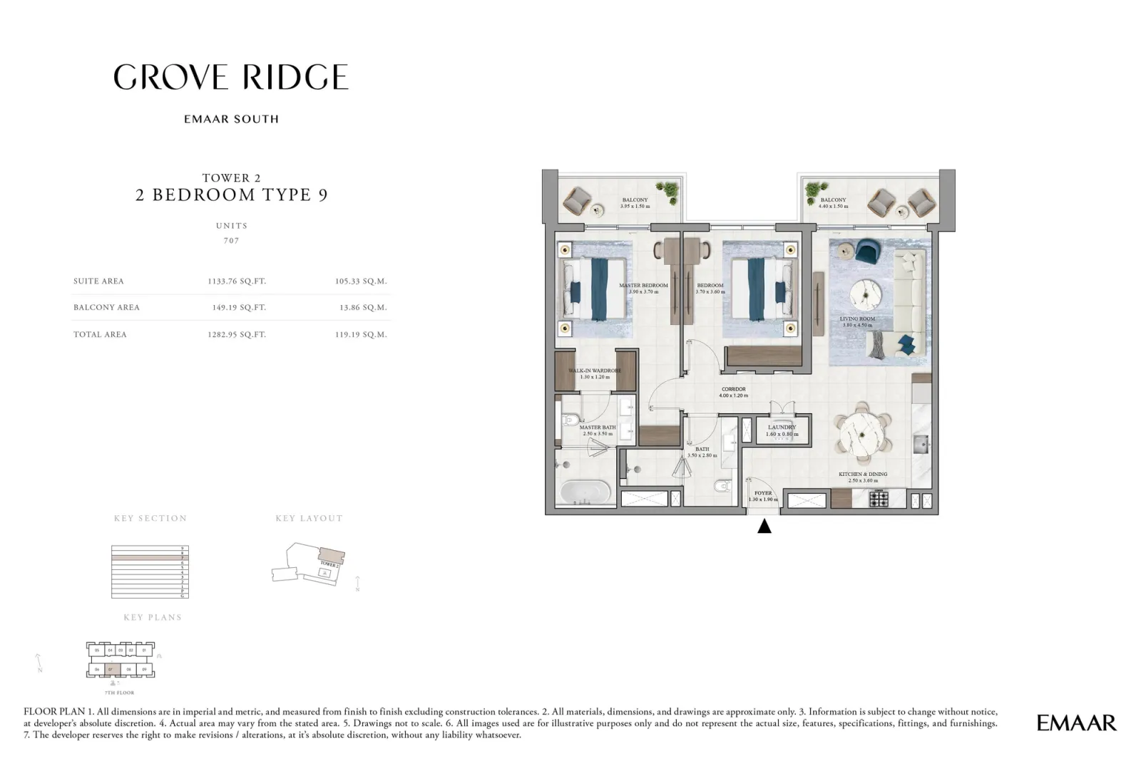 Floor plan for Type 9