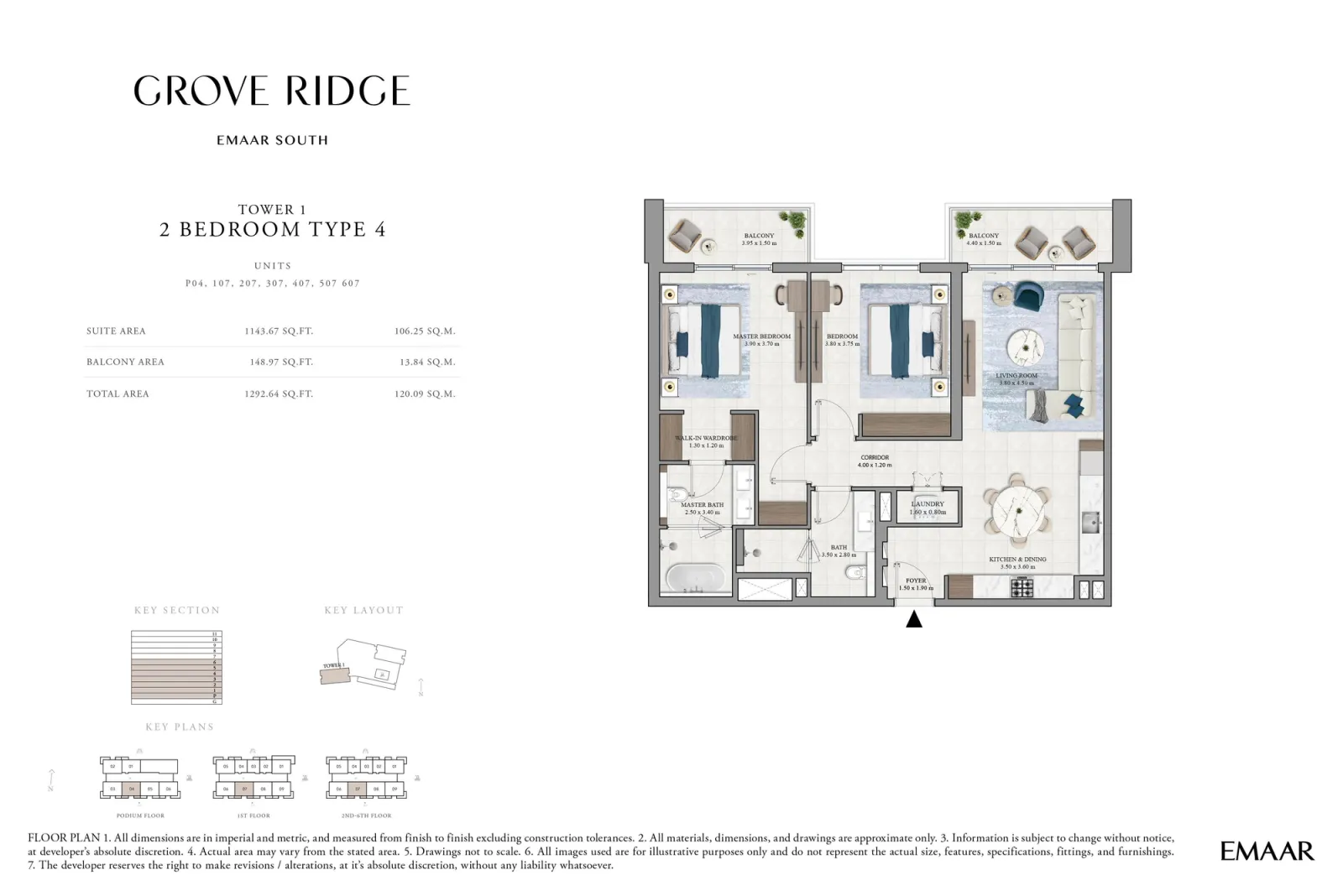 Floor plan for Type 4