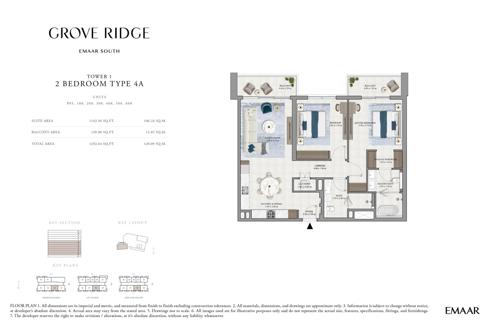 Floor plan for Type 4A