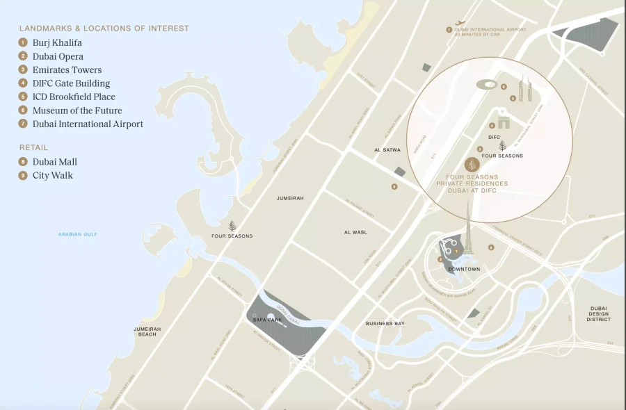Four Seasons Private Residences master plan
