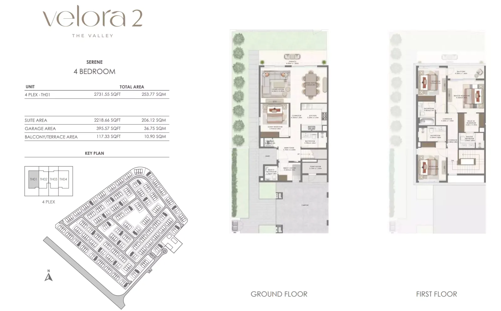 Floor plan for Type Serene