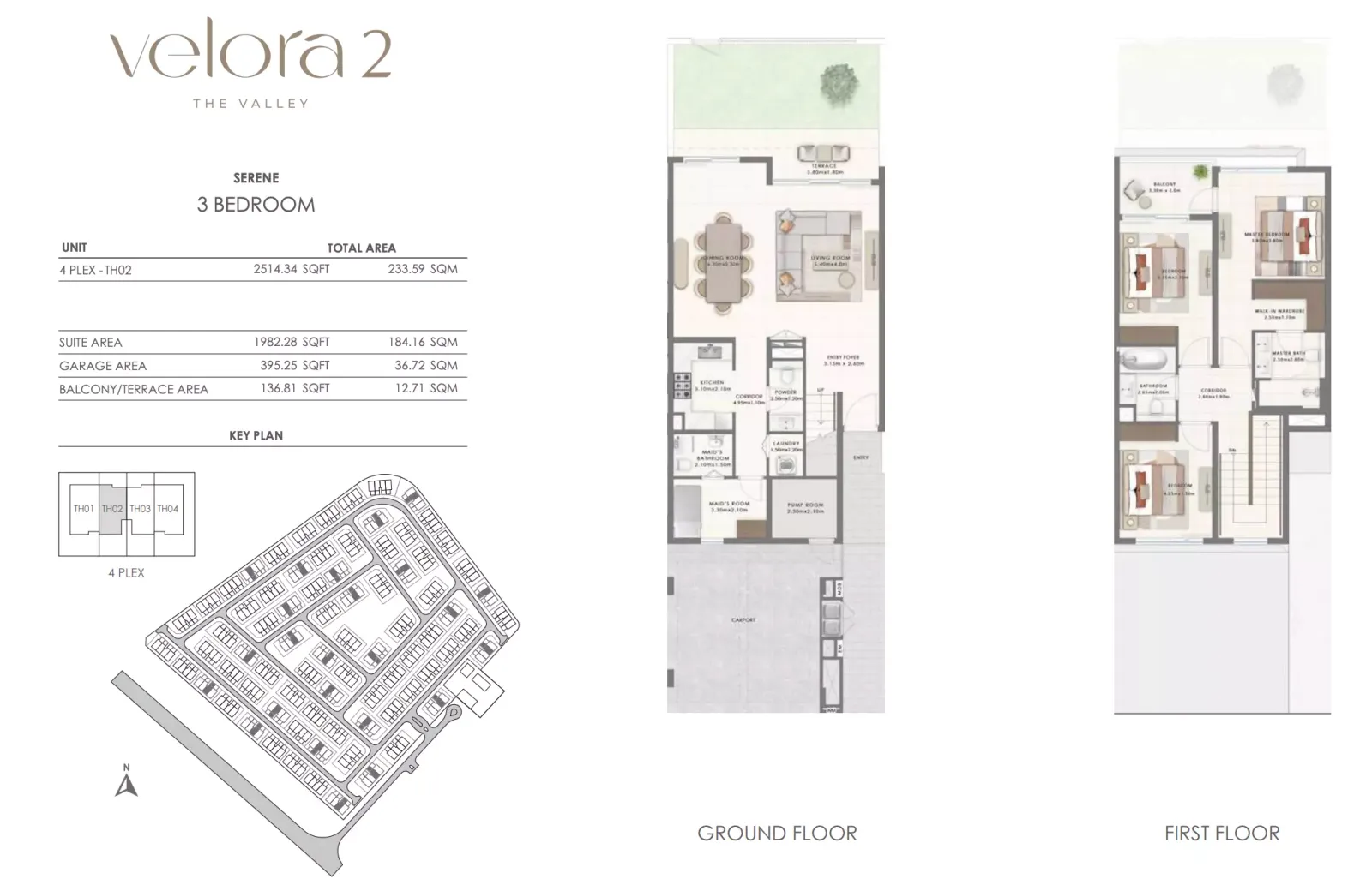 Floor plan for Type Serene
