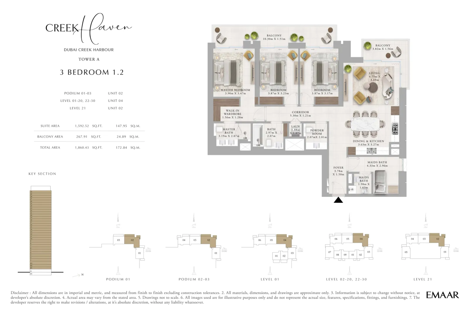 Floor plan for Type 1.2
