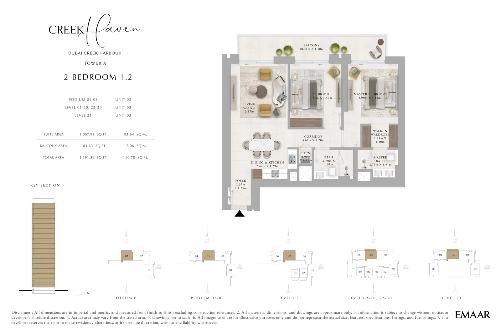 Floor plan for Type 1.2
