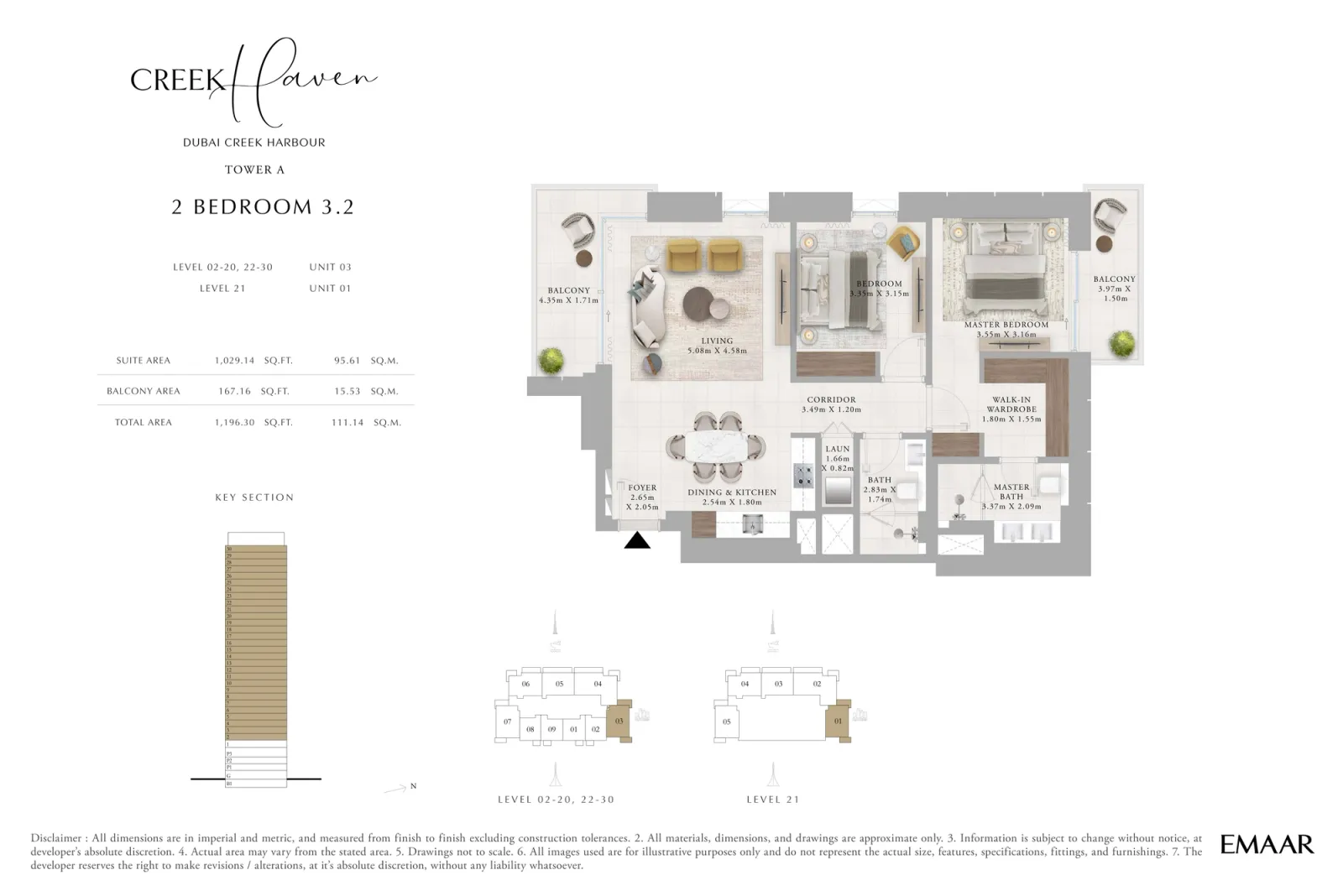 Floor plan for Type 3.2
