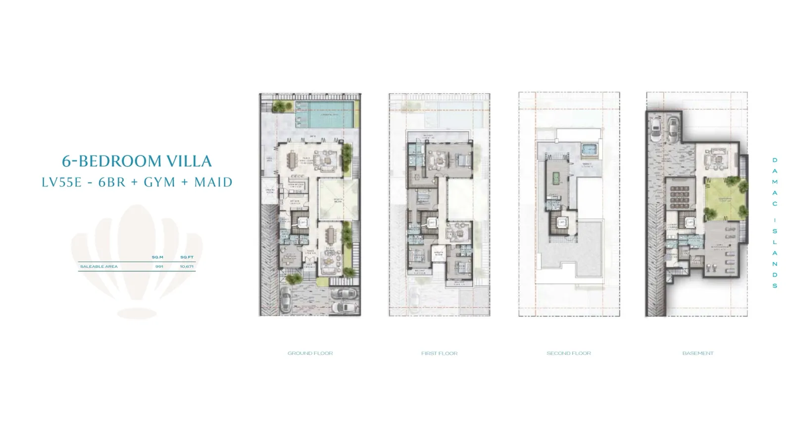 Floor plan for Type LV55E