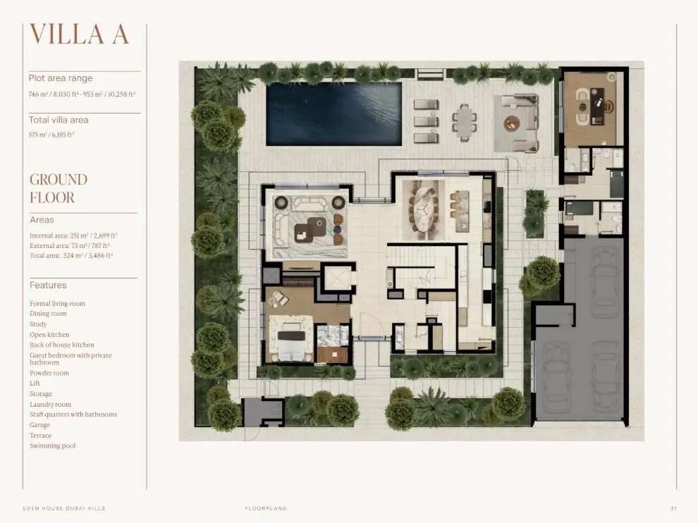 Floor plan for Type A