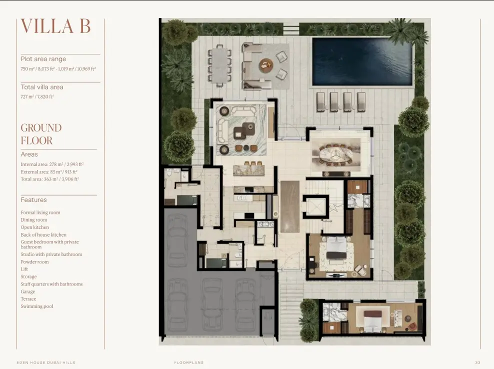Floor plan for Type B