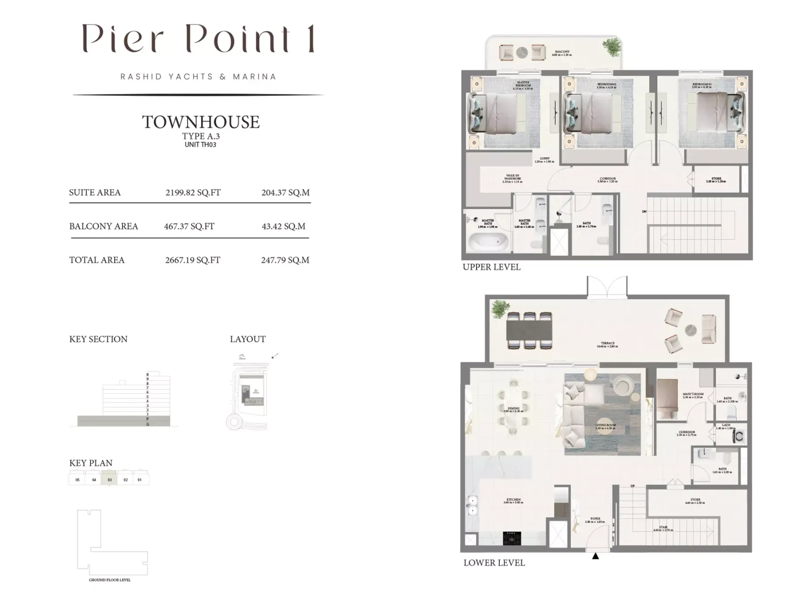 Floor plan for Type A3