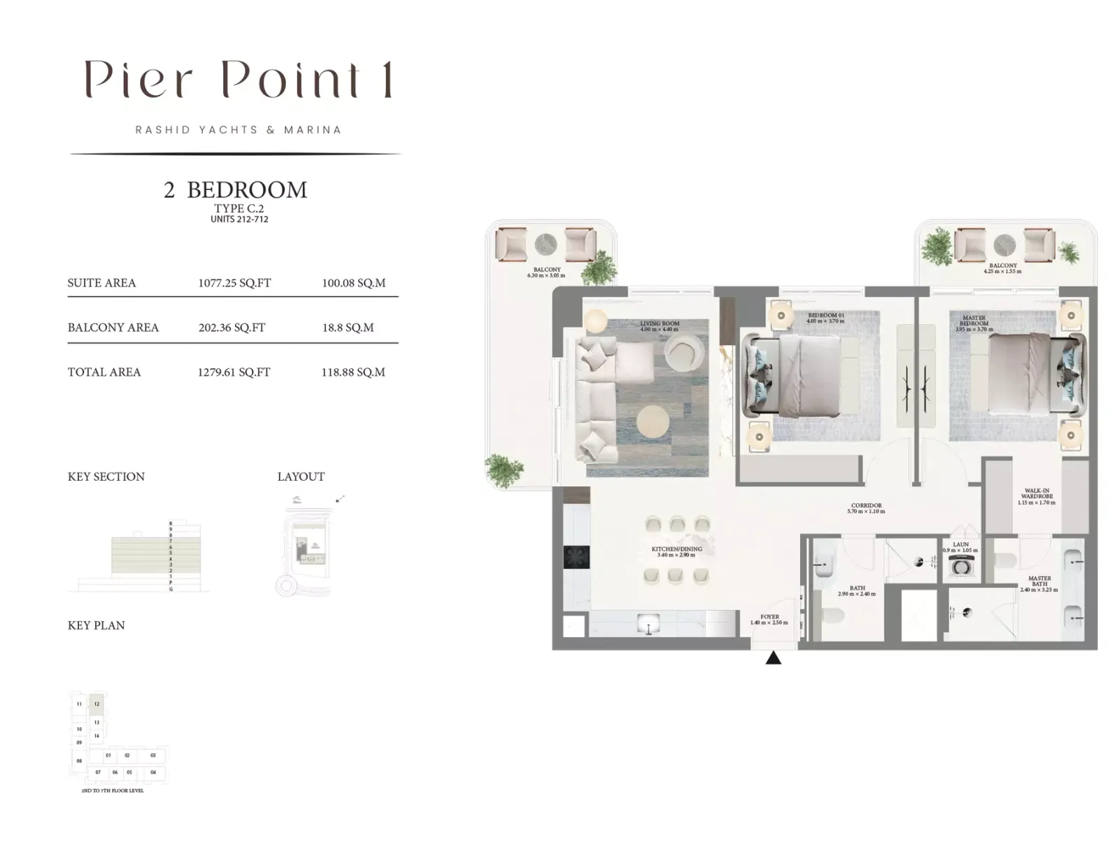 Floor plan for Type C2