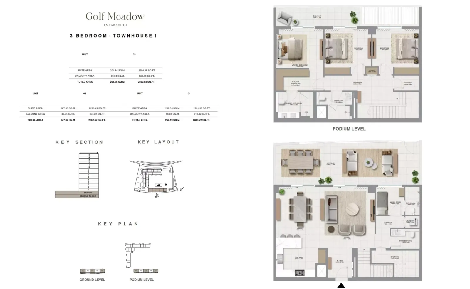Floor plan for Type 1
