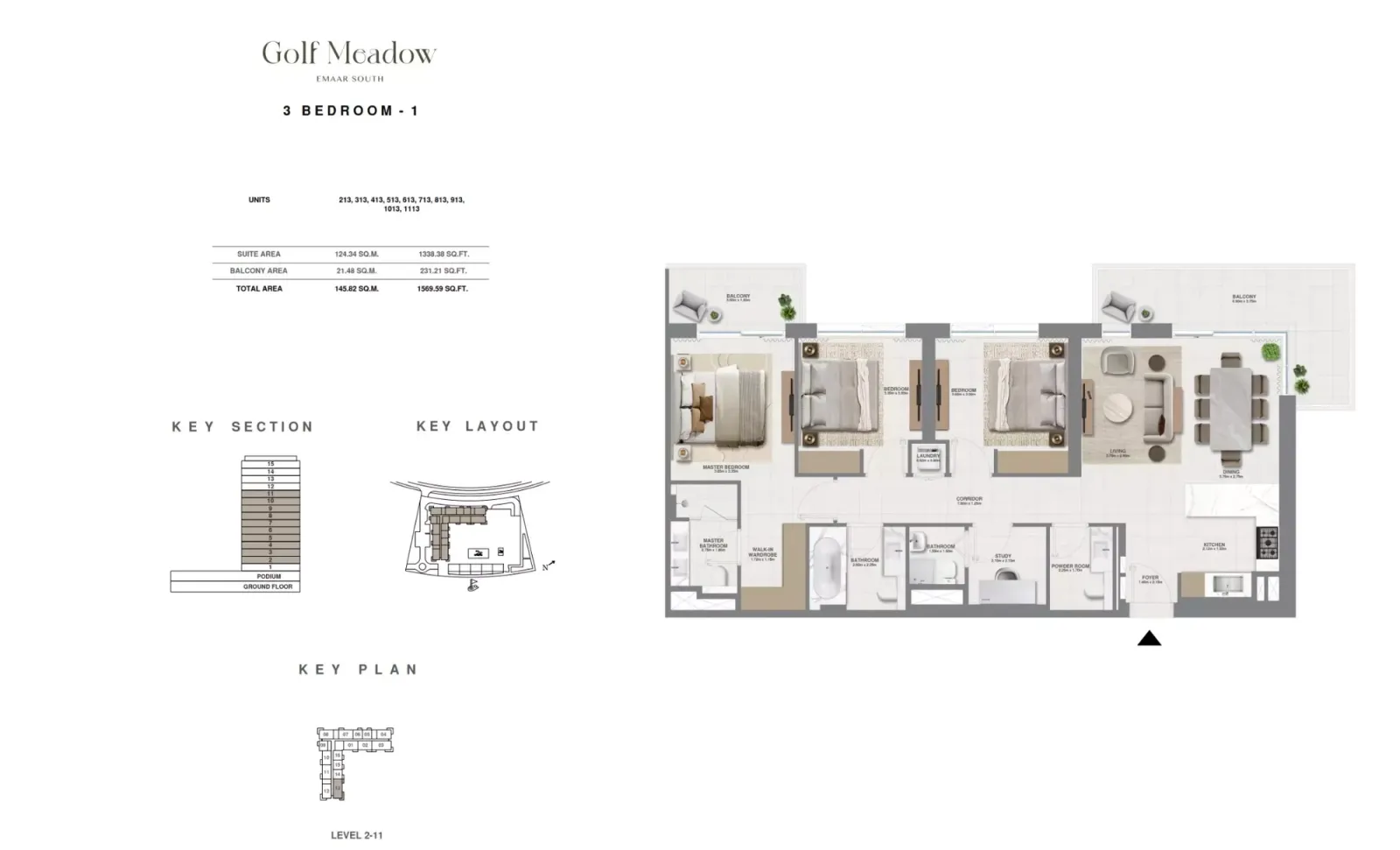 Floor plan for Type 1