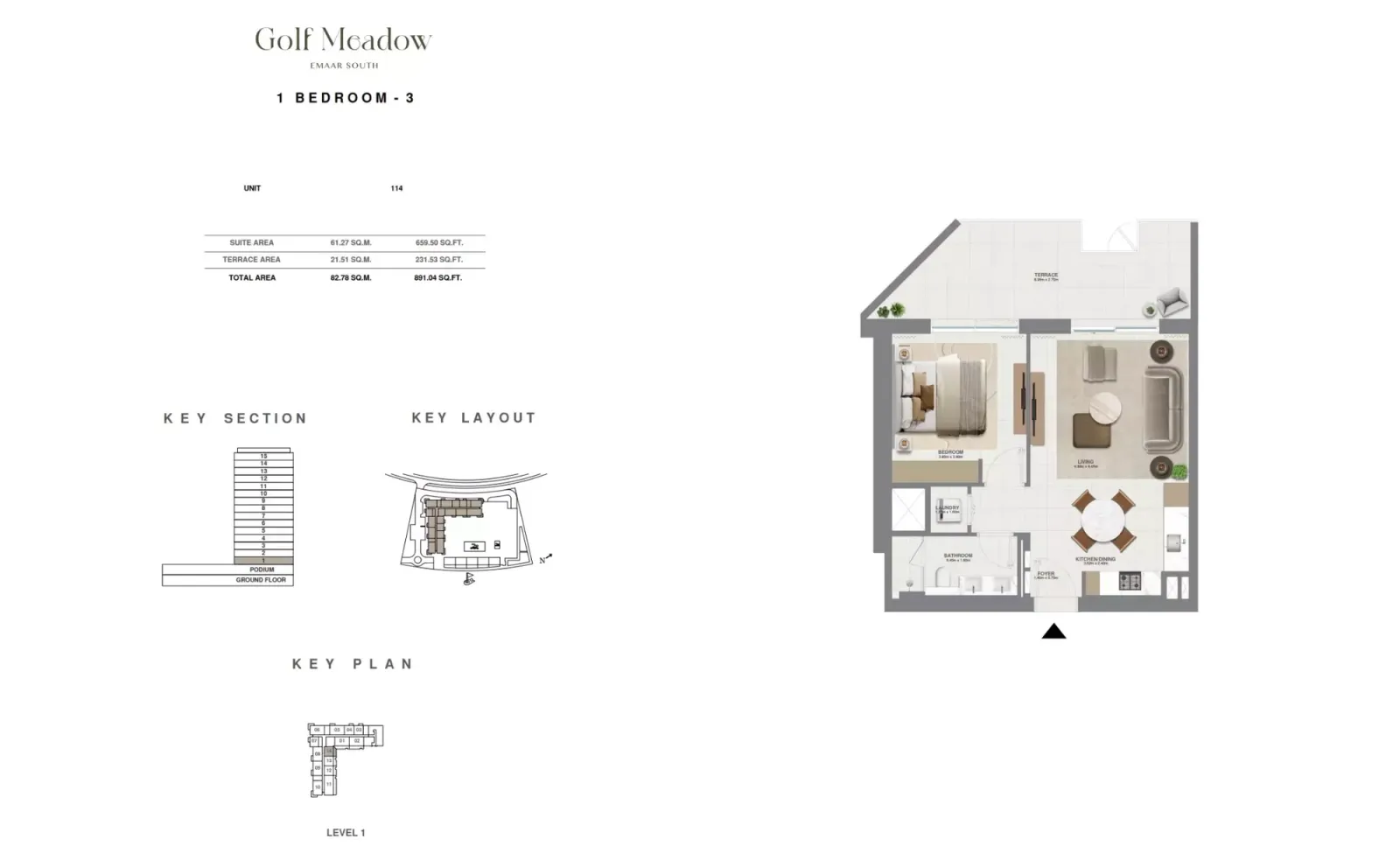 Floor plan for Type 3