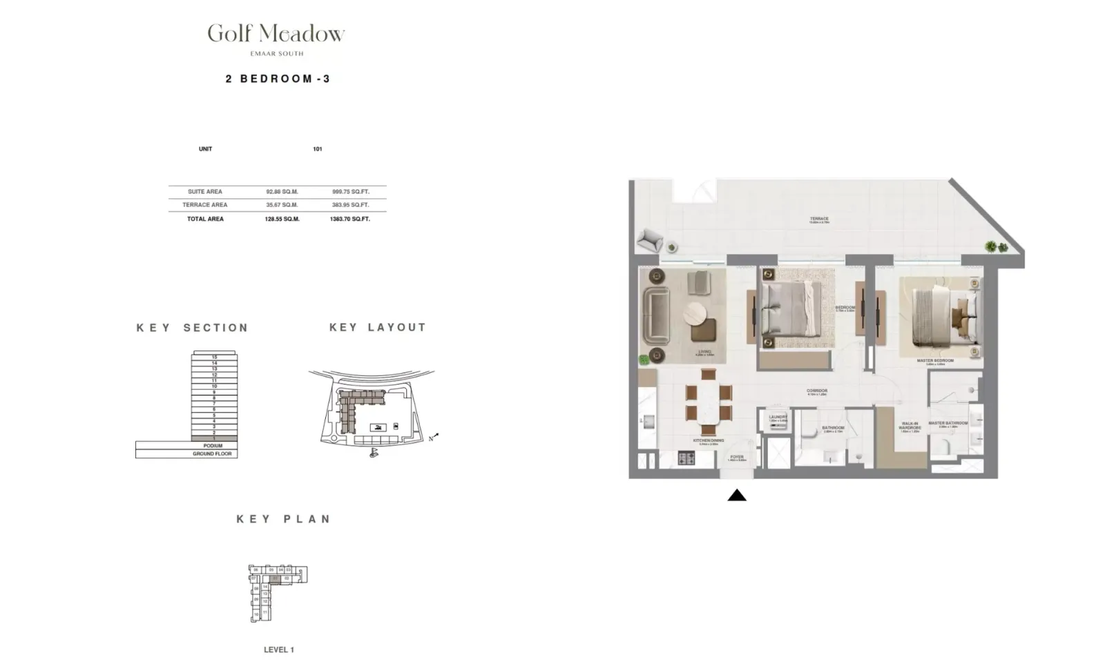 Floor plan for Type 3