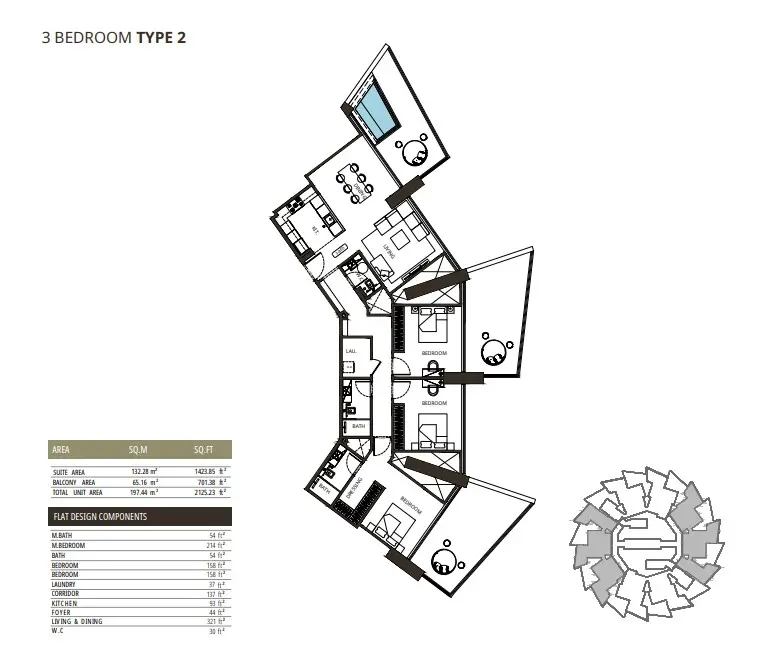 Floor plan for Type 2