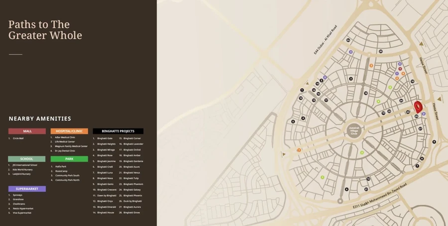 Binghatti Grove master plan