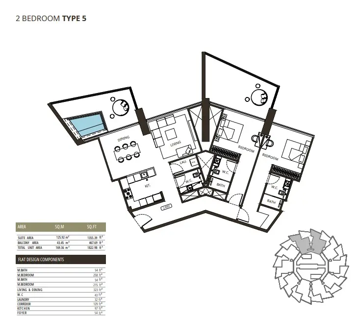 Floor plan for Type 5