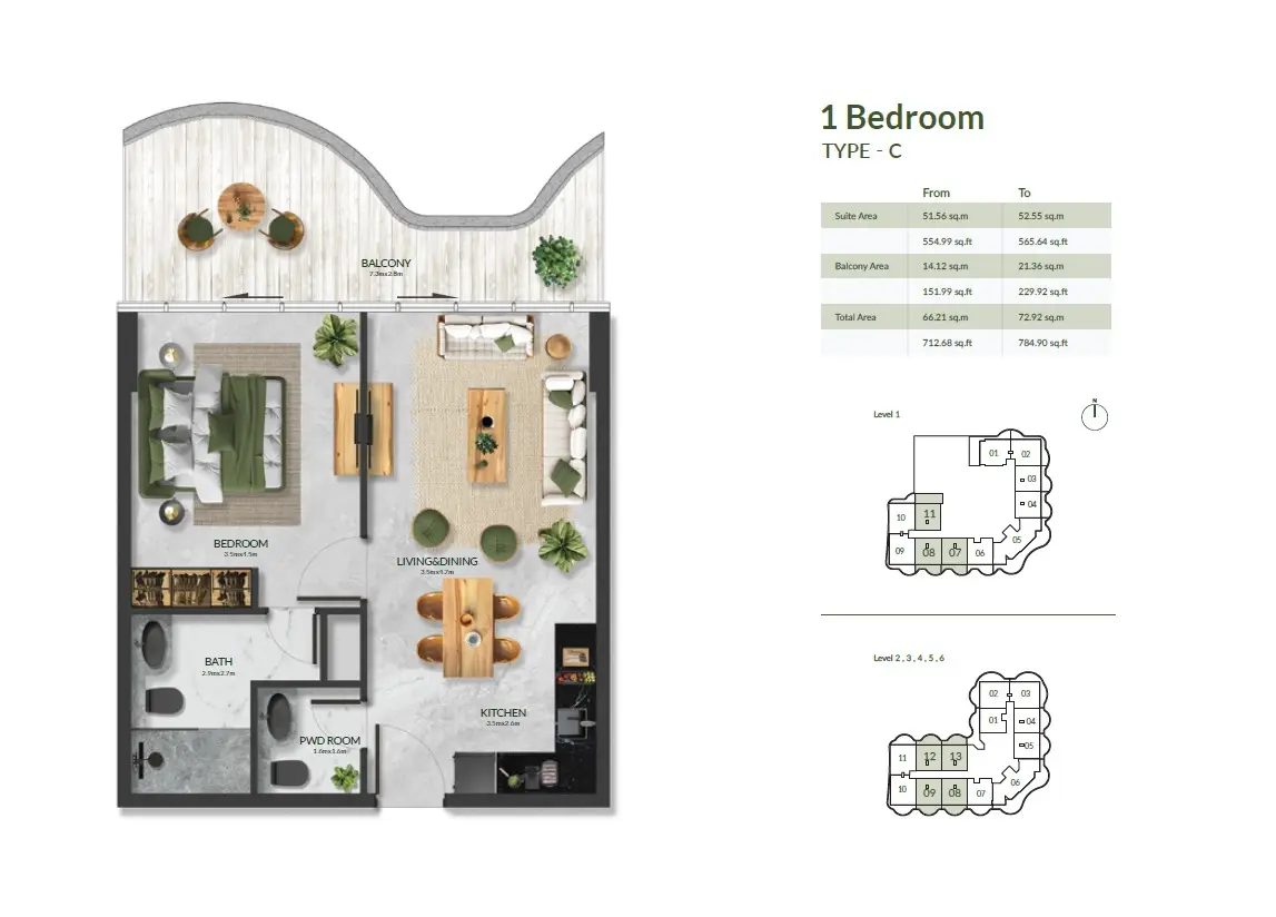 Floor plan for Type C