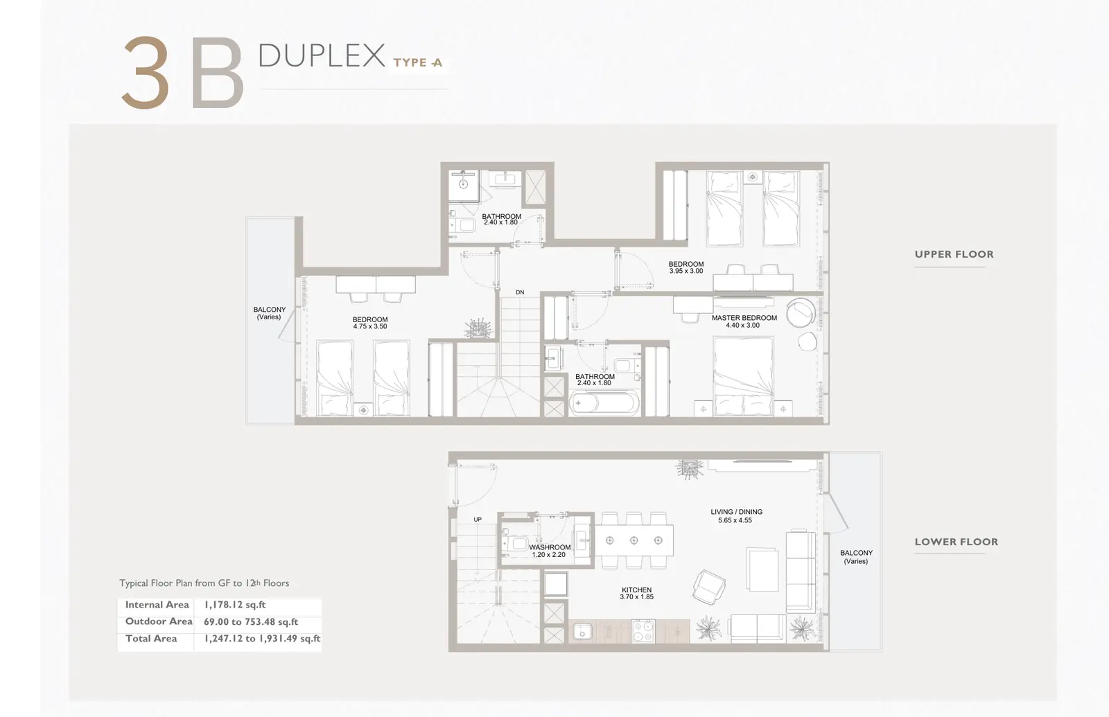 Floor plan for Type A