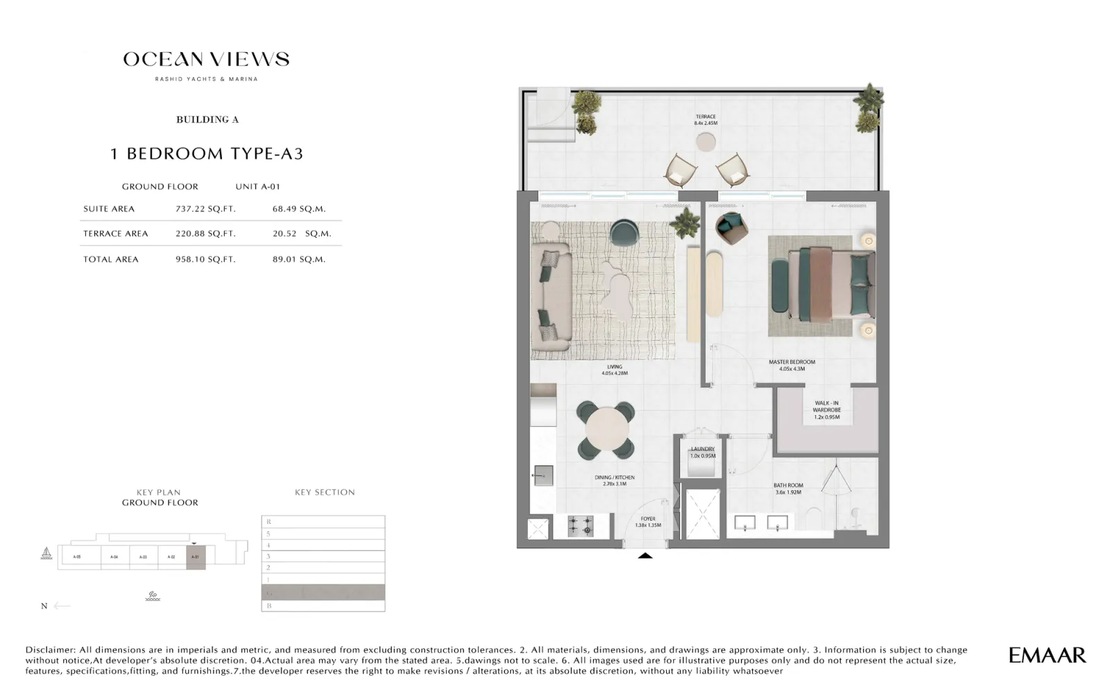 Floor plan for Type A3