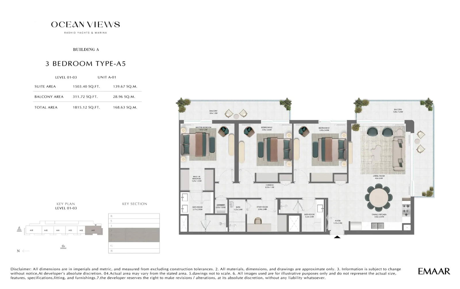 Floor plan for Type A5