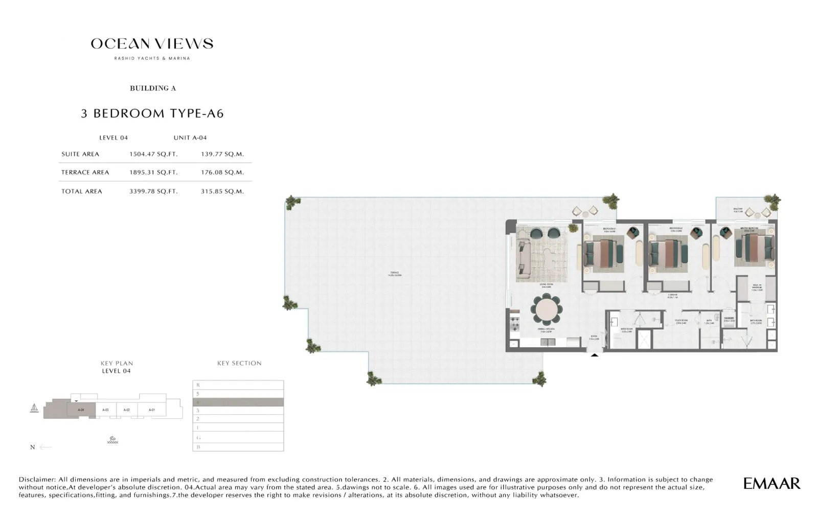 Floor plan for Type A6