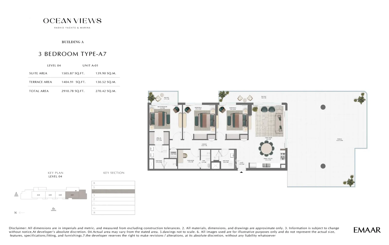 Floor plan for Type A7