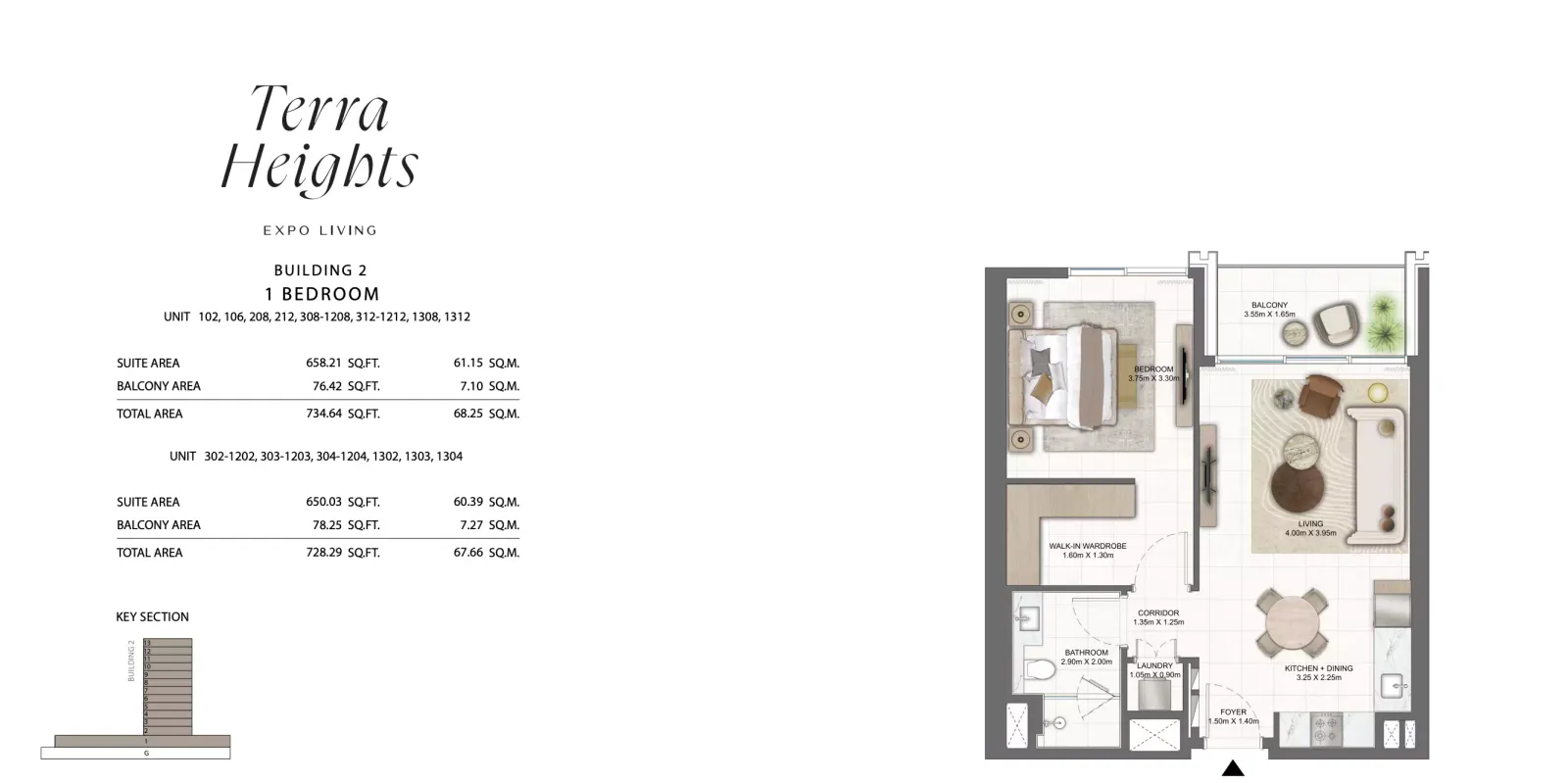 Floor plan for Type 102
