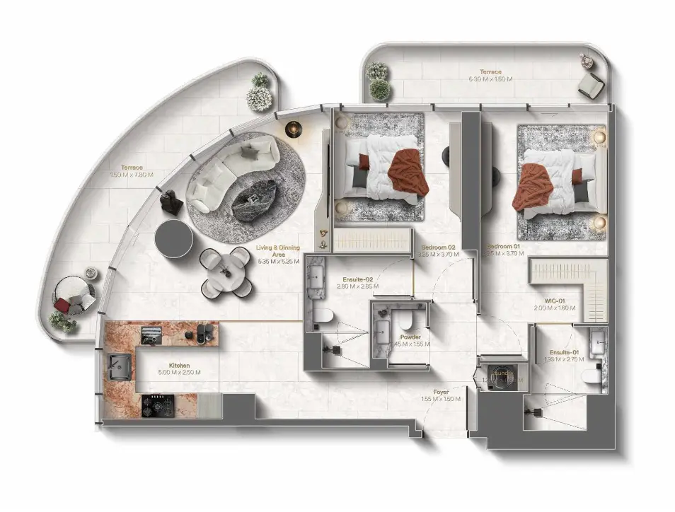 Floor plan for Type A10