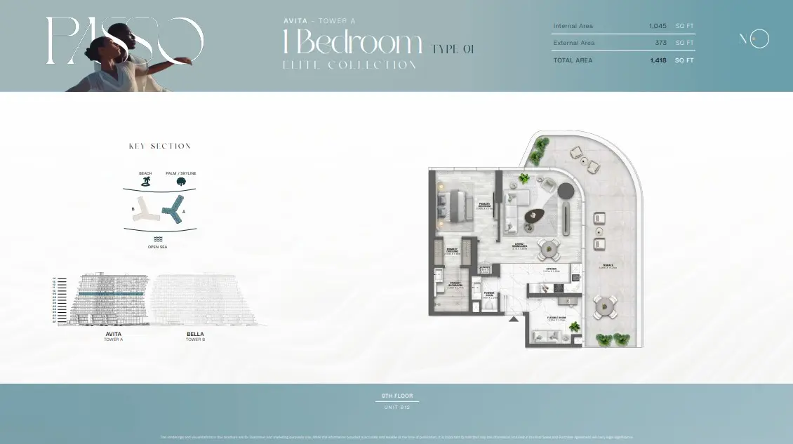 Floor plan for Type 01-EC