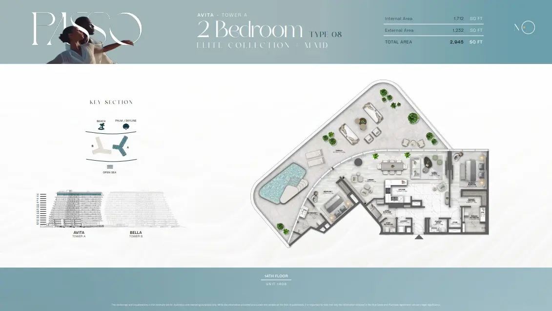 Floor plan for Type 08-ECM