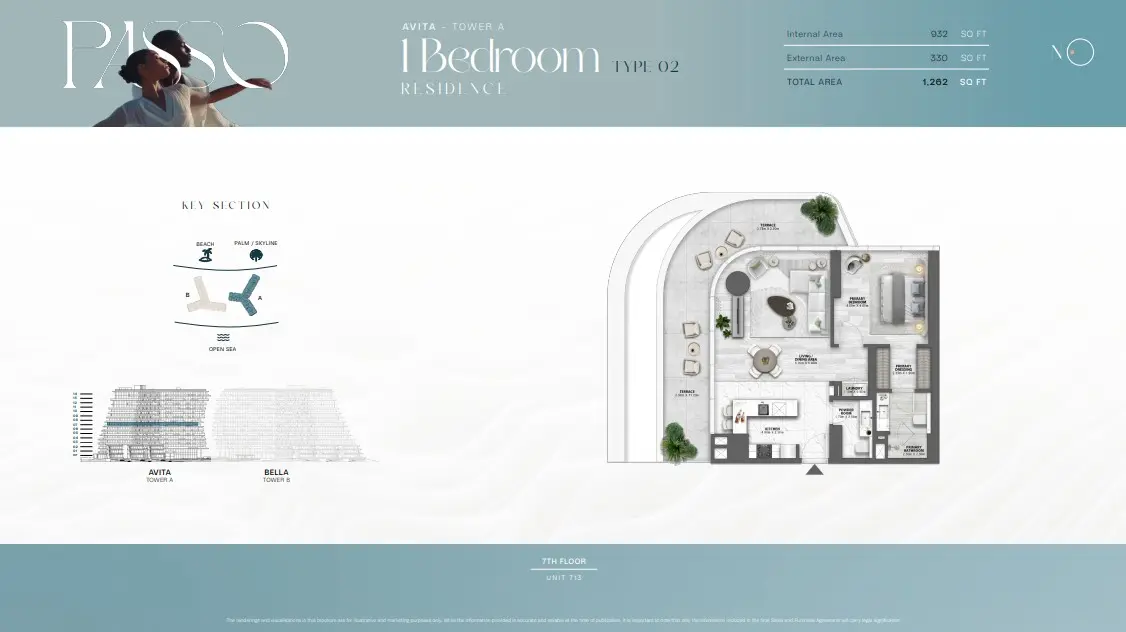 Floor plan for Type 02-R
