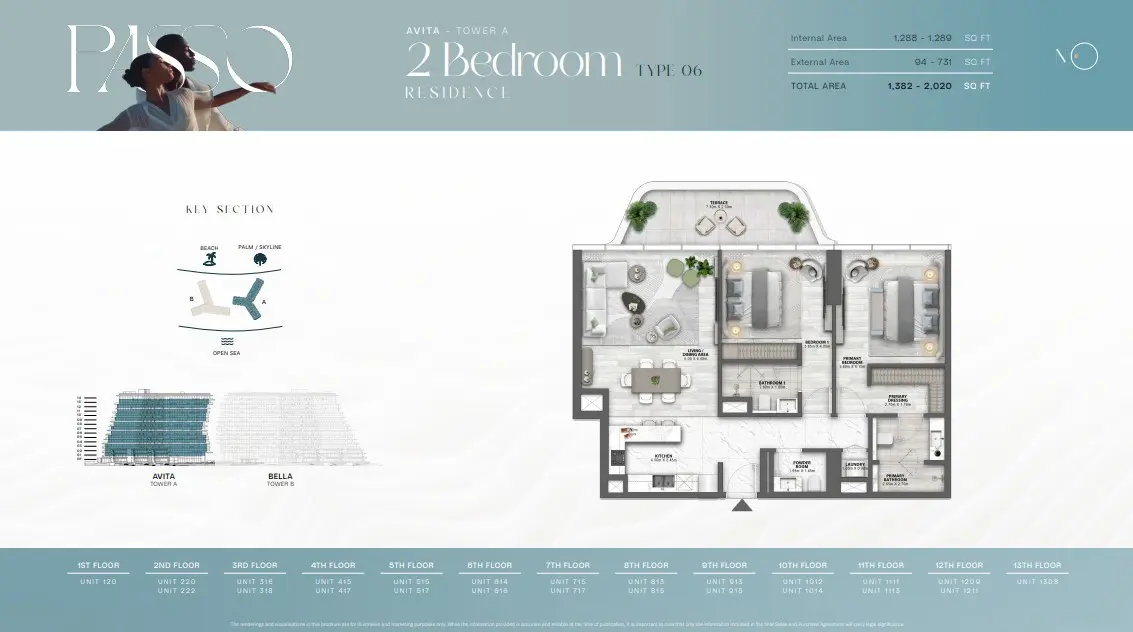Floor plan for Type 06-R