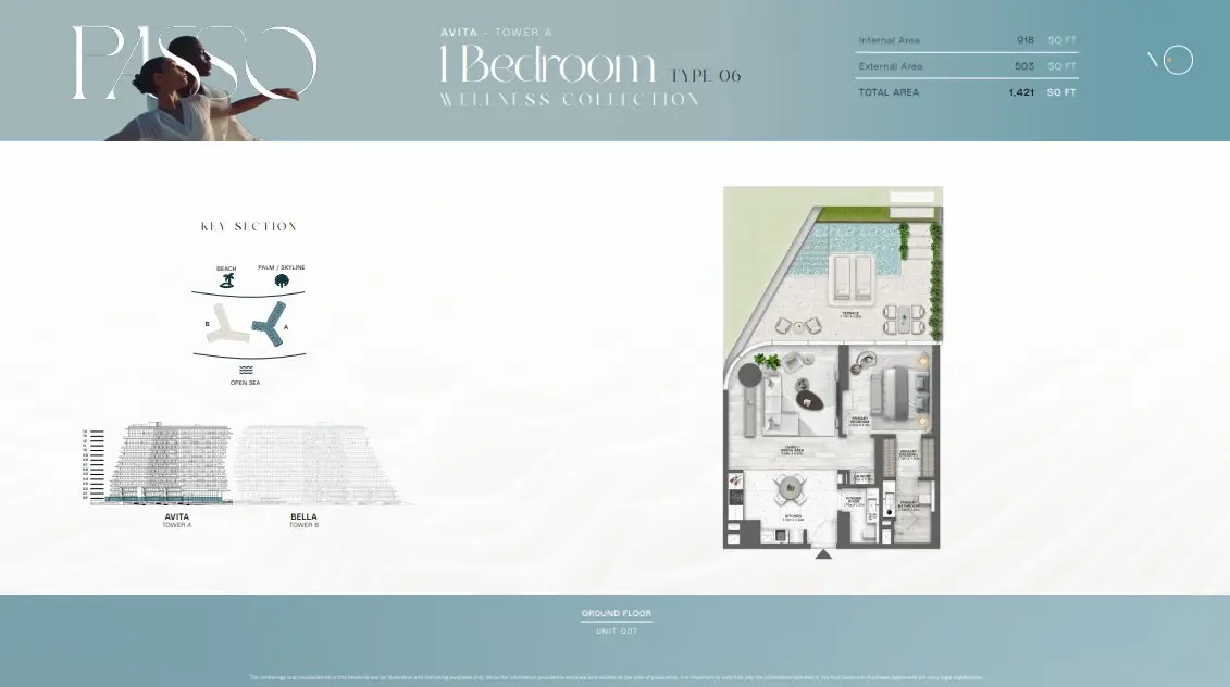 Floor plan for Type 06-WC