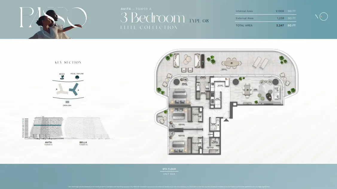 Floor plan for Type 08-EC